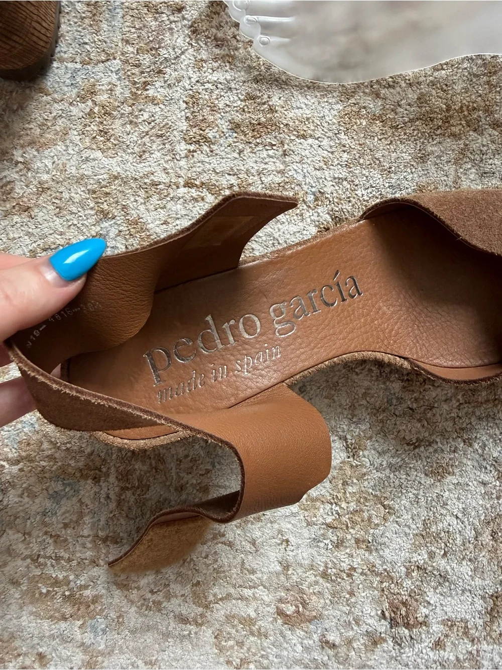 Pedro Garcia - Fama Platform Wedge Sandal - Tan Suede